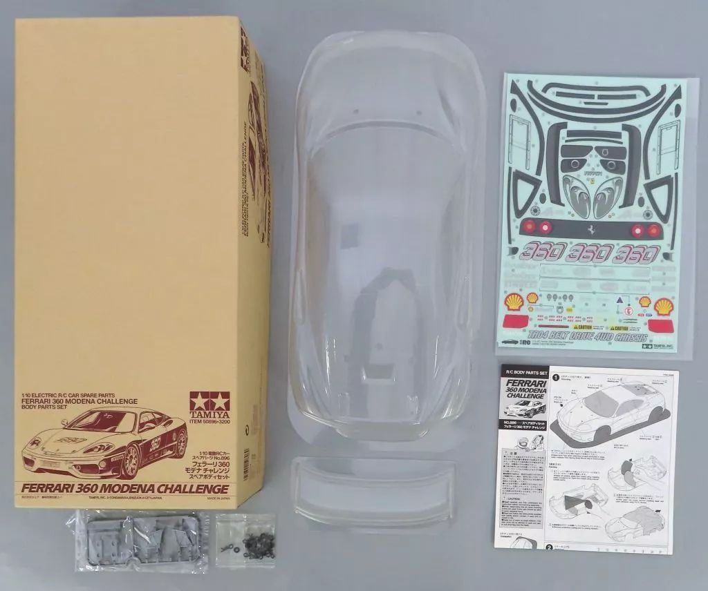 [Used] RC RC 1/10 Ferrari 360 Modena Spare Body Set “RC Spare Parts SP.896” [50896]