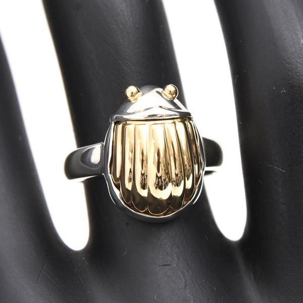 ティファニー 指輪 レディース スカラベ リング 11.5号 シルバー