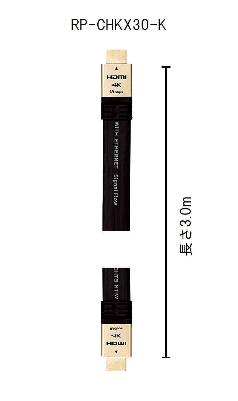 パナソニック HDMIケーブル RP-CHKX30-K アウトレット [単品] [3m