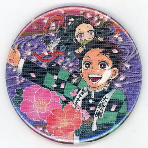 鬼滅の刃　缶バッジ　ピンズ 中古】バッジ・ピンズ(キャラクター) 竈門炭治郎＆竈門禰豆子(ホロ