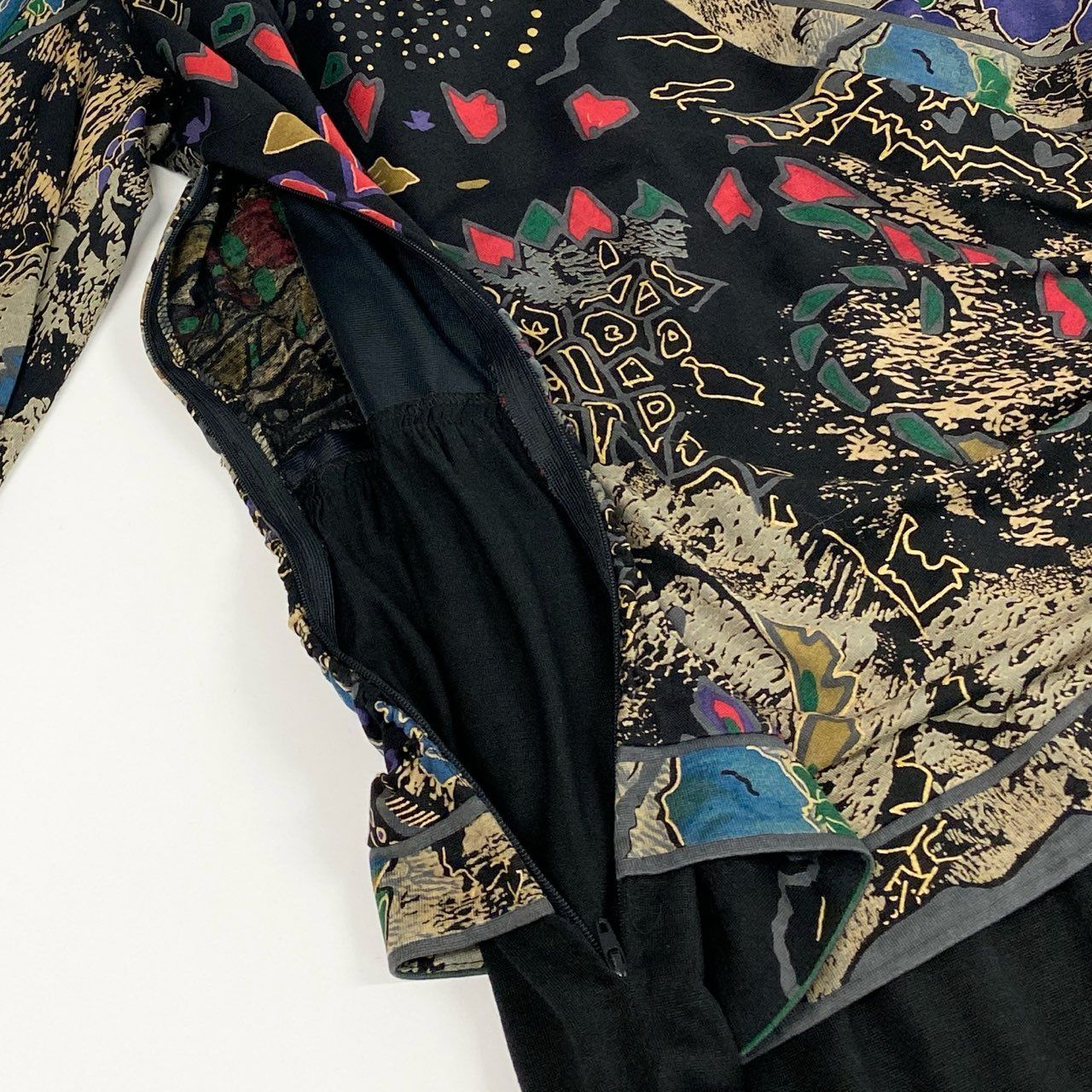 40k26 LEONARD レオナール ドッキングワンピース 長袖ワンピース