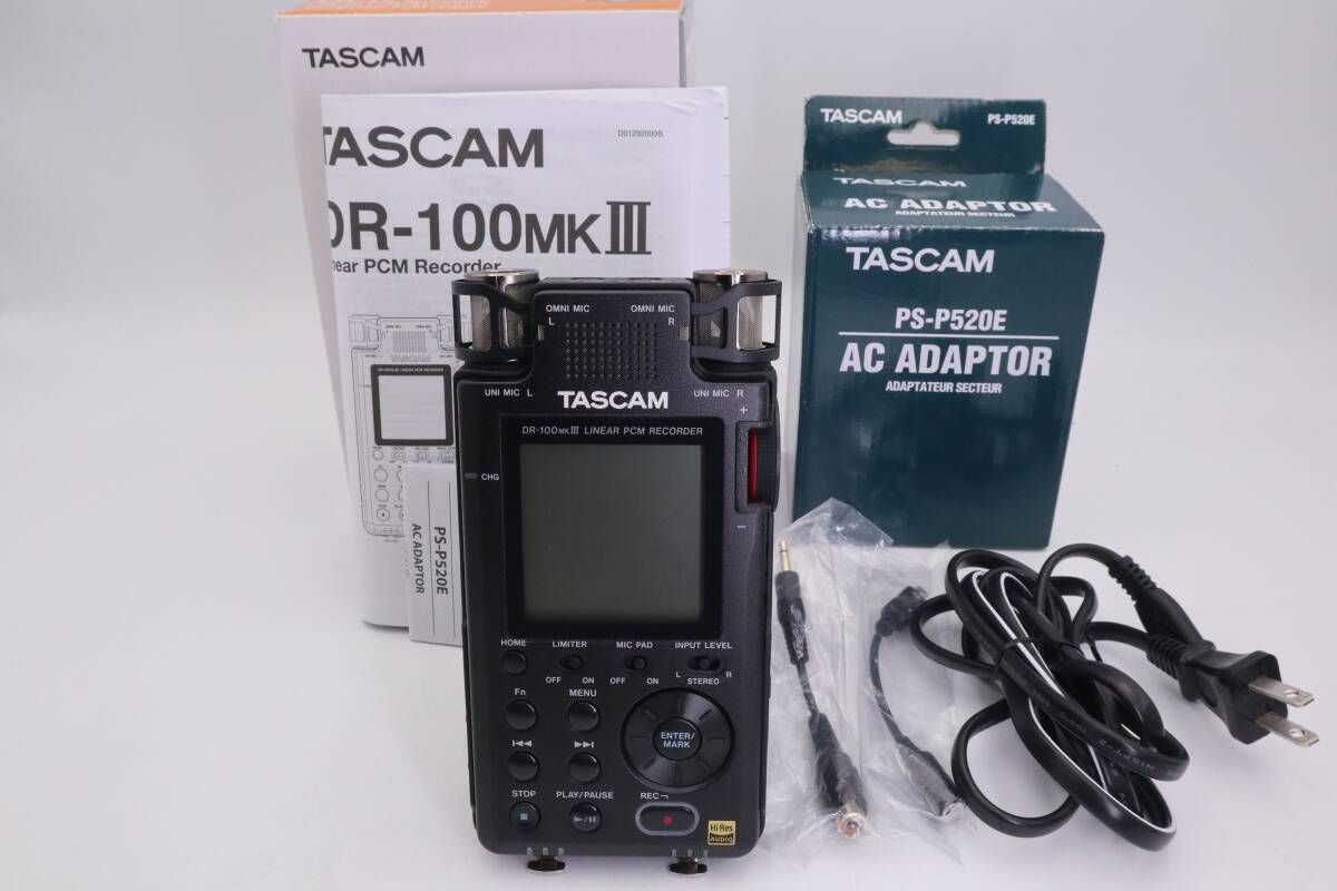 TASCAM DR-100 MK III PS-P 520 E AC Adaptor ブラック f 11250