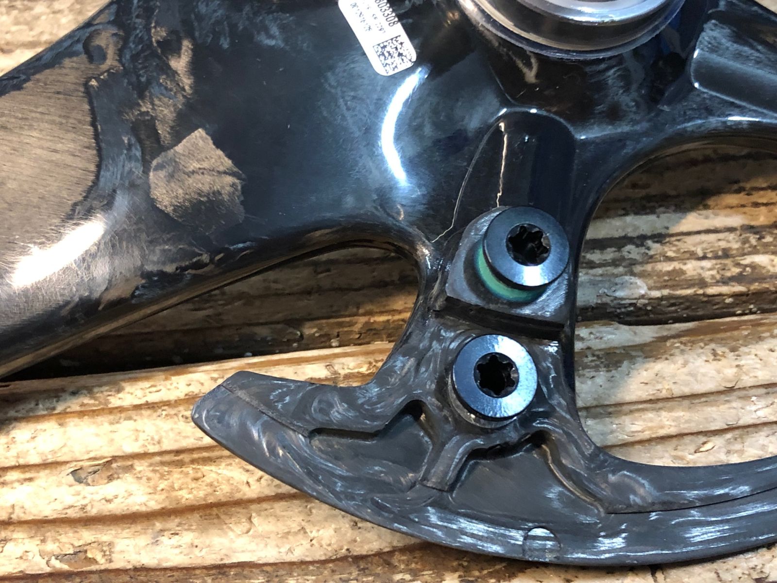 カンパニョーロ　レコード　クランクアーム　新品未使用品 カンパニョーロ レコード カーボン 12段 50-34T クランクセット