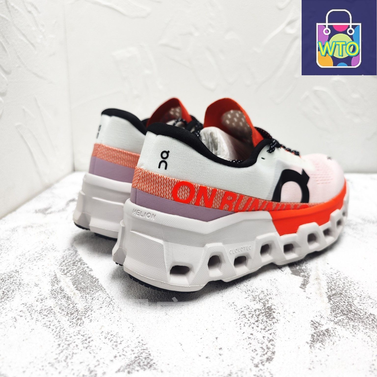 【送料無料】On cloudmonster2ランニングシューズ ホワイト/レッド On Cloudmonster2 クラウドモンスター 第二世代 ジョギング スポーツ