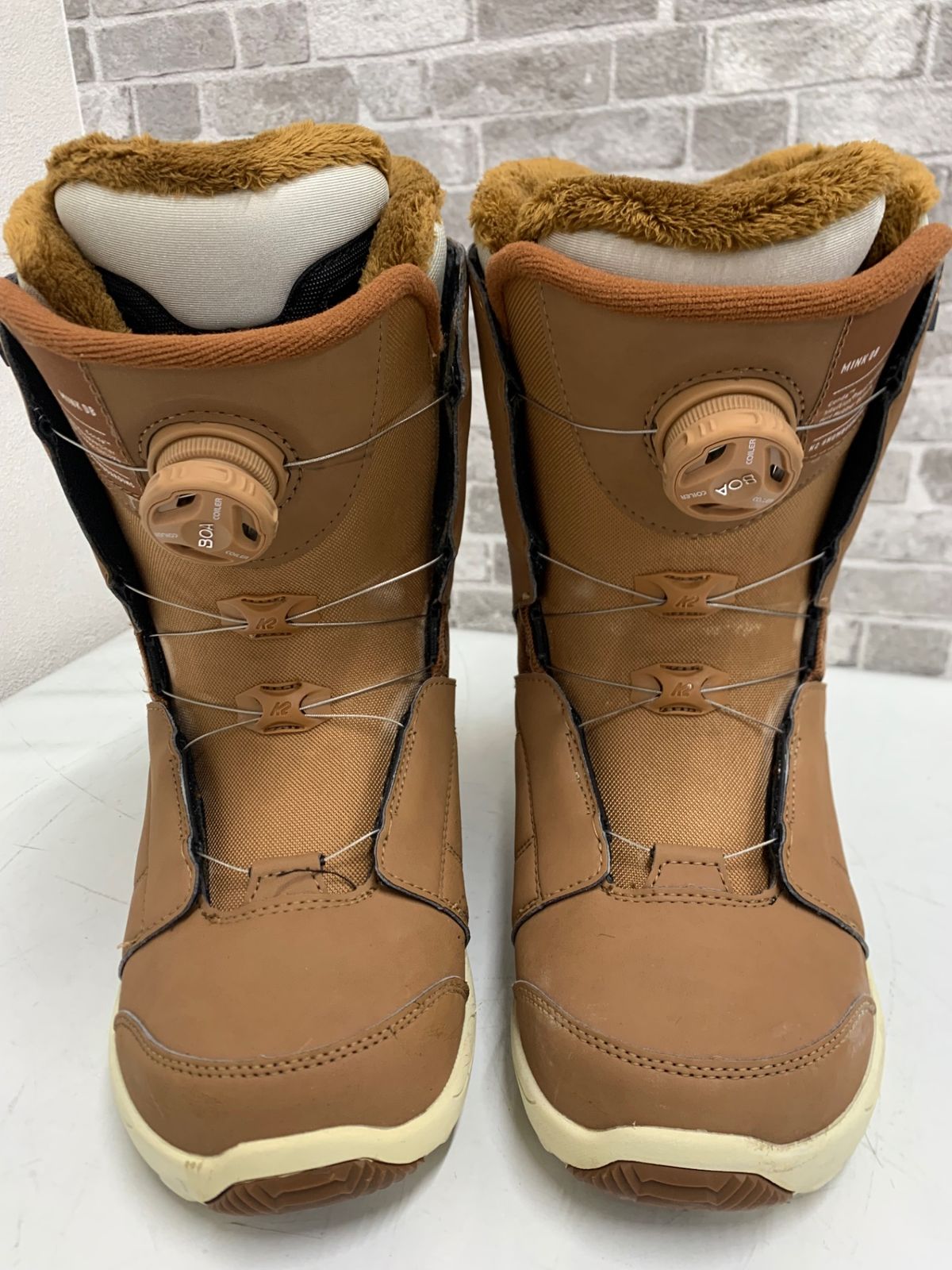K2 MINK DB スノーボードブーツ ボア 24.5cm 女性用 ブラウン系 - メルカリ
