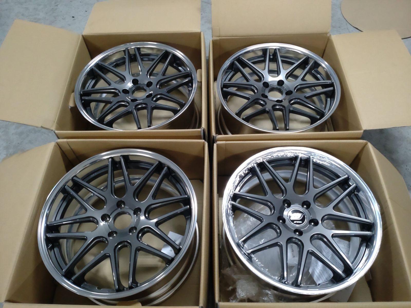 WORK グノーシス CV２０２ GD 2 Y 20インチ F 9 J 25 R 10 38 120 5 H ガンメタ 4本セット