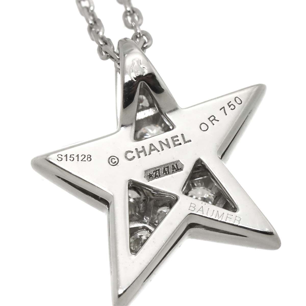 CHANEL ネックレス　星　コメット　シャネル CHANEL シャネル ネックレス コメット ラージ スターモチーフ パヴェ