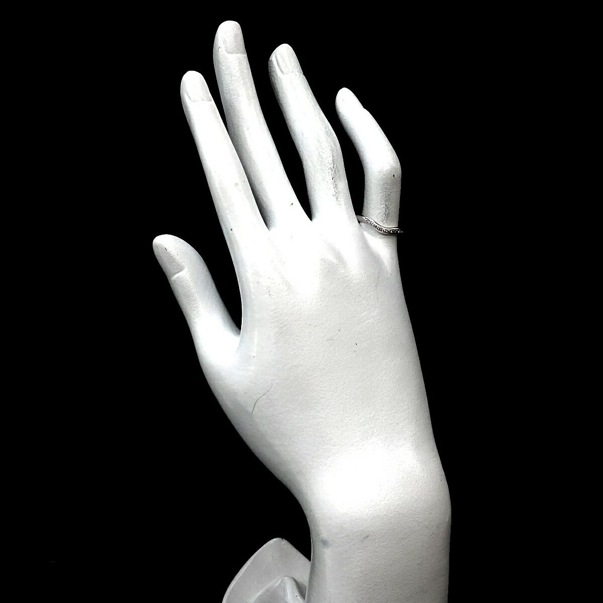 ティファニー TIFFANY&Co. カーブド バンド 10号 リング ダイヤ Pt