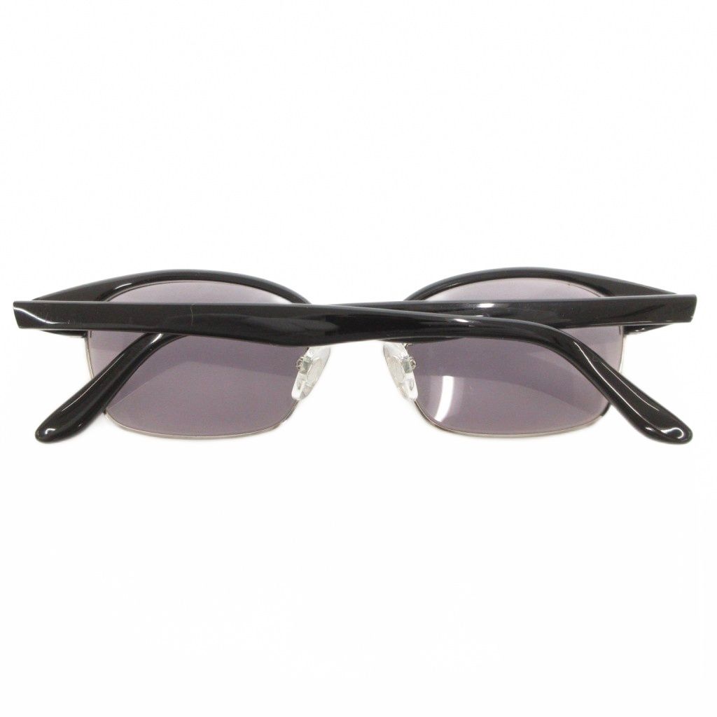 増永 サングラス メガネ アイウェア スクエア コンビ チタン ハーフリム レンズ 度なし 黒 ブラック GMS 30 GV