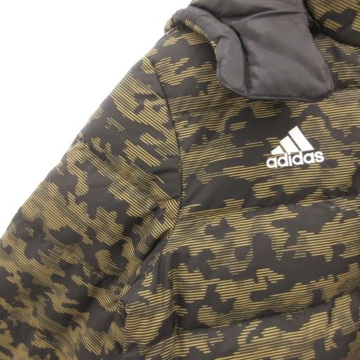 adidas / adidas 　ユベントスFC/ダウンジャケット/L/ポリエステル/KHK/カモフラ/AA6868 アディダス adidas ユベントスFC JUVENTUSFC タグ付き ダウン