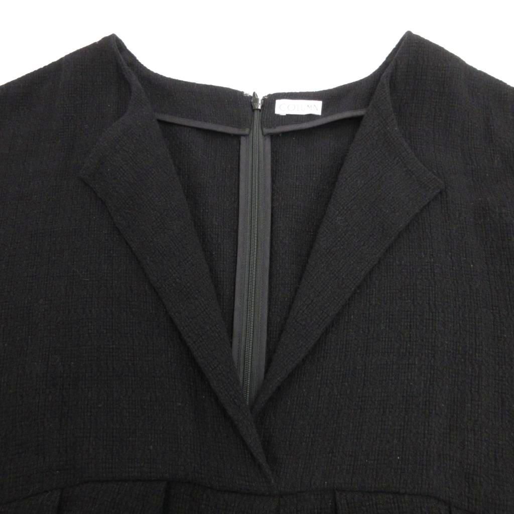 コラム COLUMN タグ付き オープンフロントネック クラシカル タック