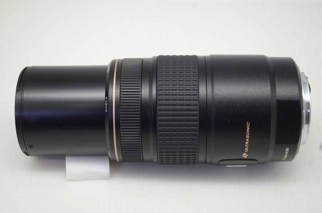  Canon キヤノン EF 75 300 mm F 4 5 6 IS USM フルサイズ ズームレンズ フード ポーチ付 251112 j レンズ(ズーム) カメラ