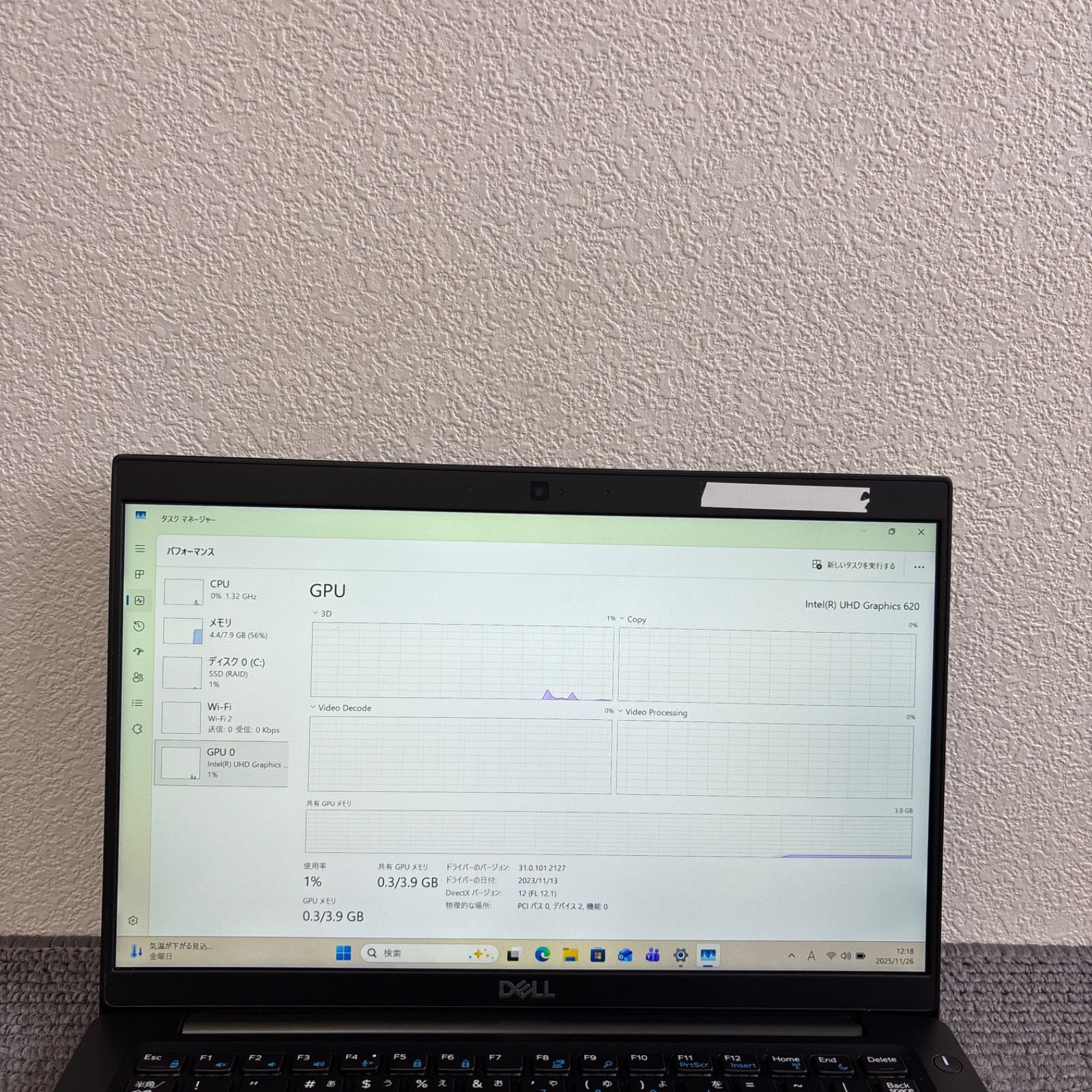DELL latitude 7390 i5-8250U メモリ8GB SSD 256GB Win11 タッチ機能