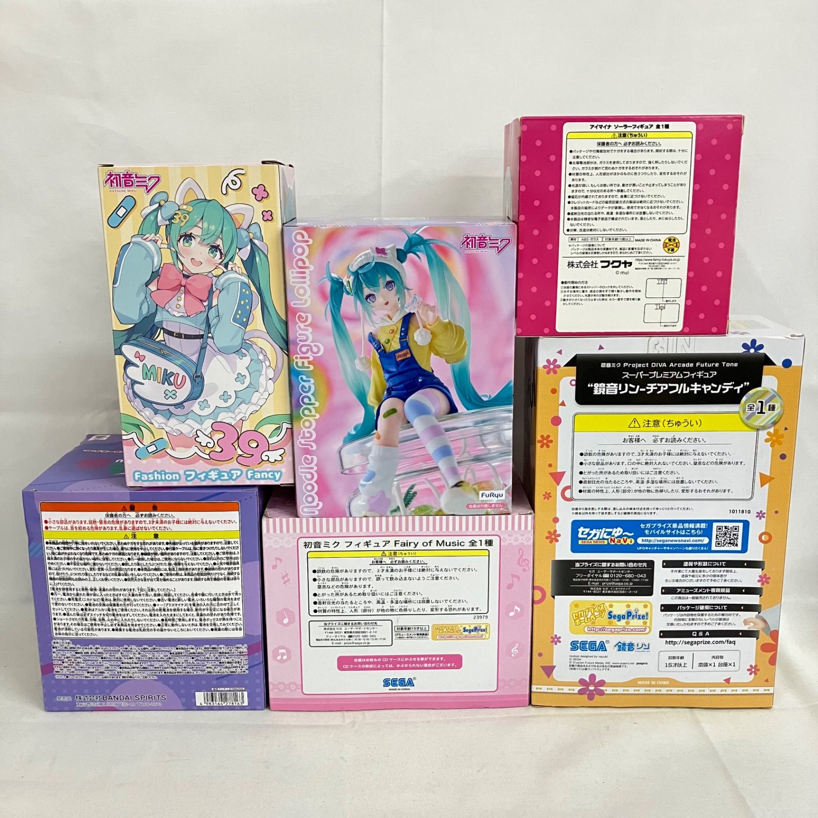 新品未開封 初音ミク フィギュア 6セット まとめ売り 未開封 初音ミク フィギュア まとめ 6個セット SFJ508 c107 - メルカリ