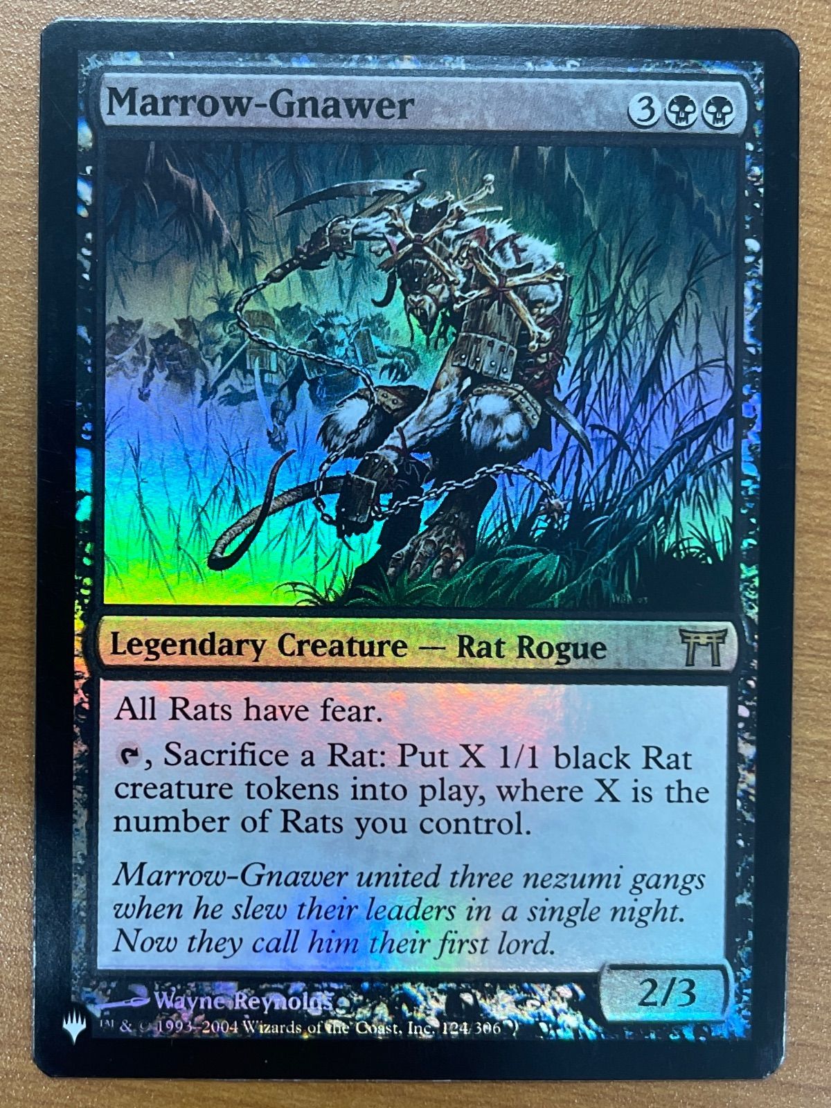 状態A Marrow-Gnawer 124/306 骨齧り 英語版 リスト ホイル MTG