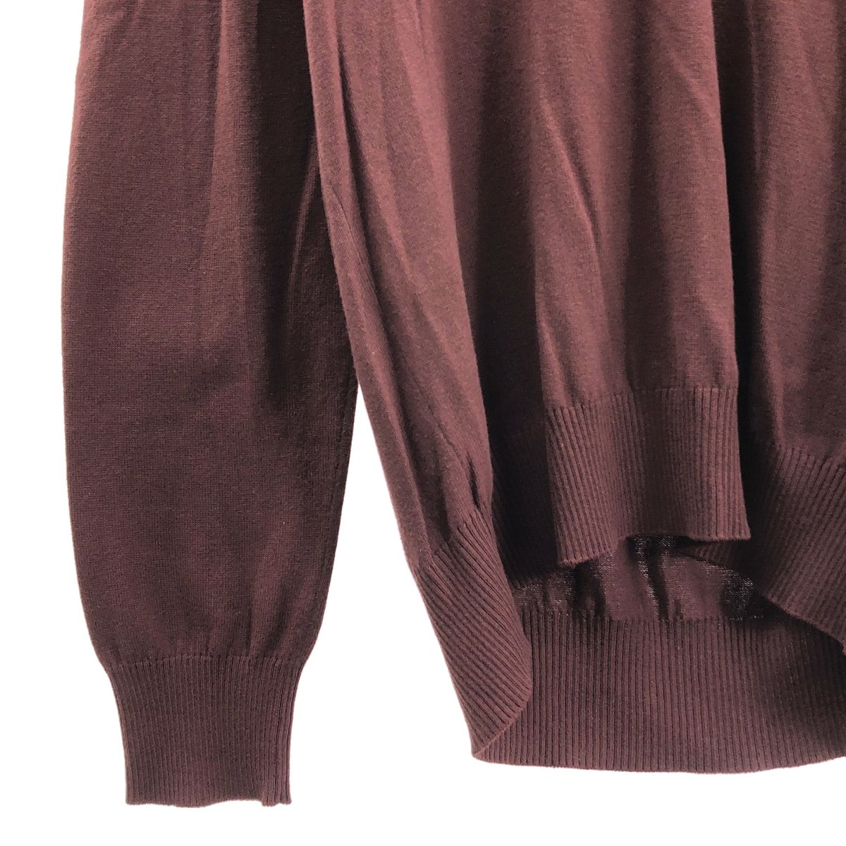 Maison Margiela / メゾンマルジェラ | 2016AW | ウール Vネック エルボーパッチ ニット | L | ボルドー | メンズ Maison Margiela / メゾンマルジェラ | 2016AW | ウール Vネック