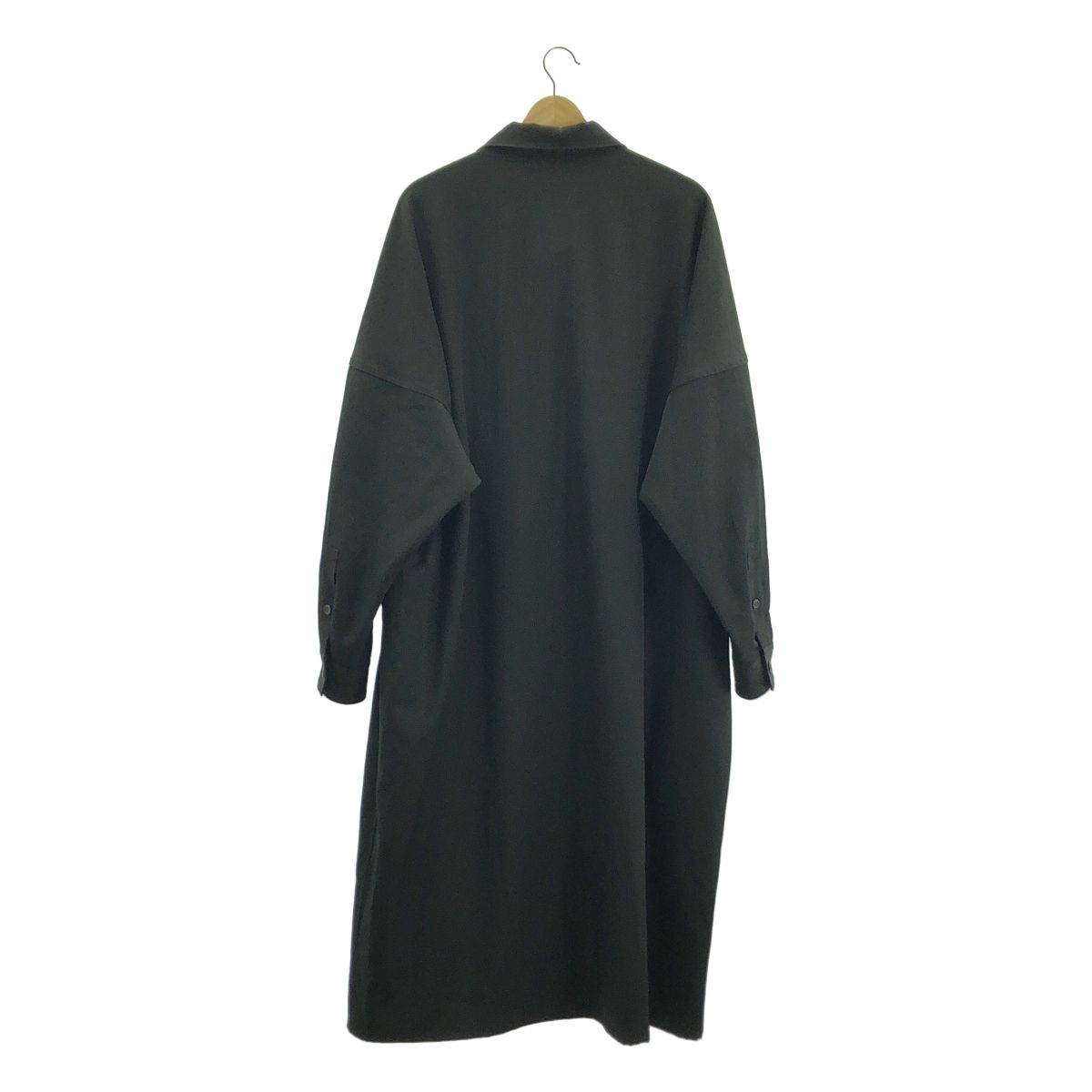 ヨウジヤマモトプールオム 24SS フレンチリネン裾絞りロングブラウス