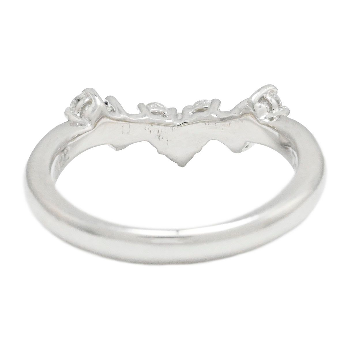 ポーラ POLA Pt900 プラチナ ダイヤ0.11ct サファイア0.21ct リング