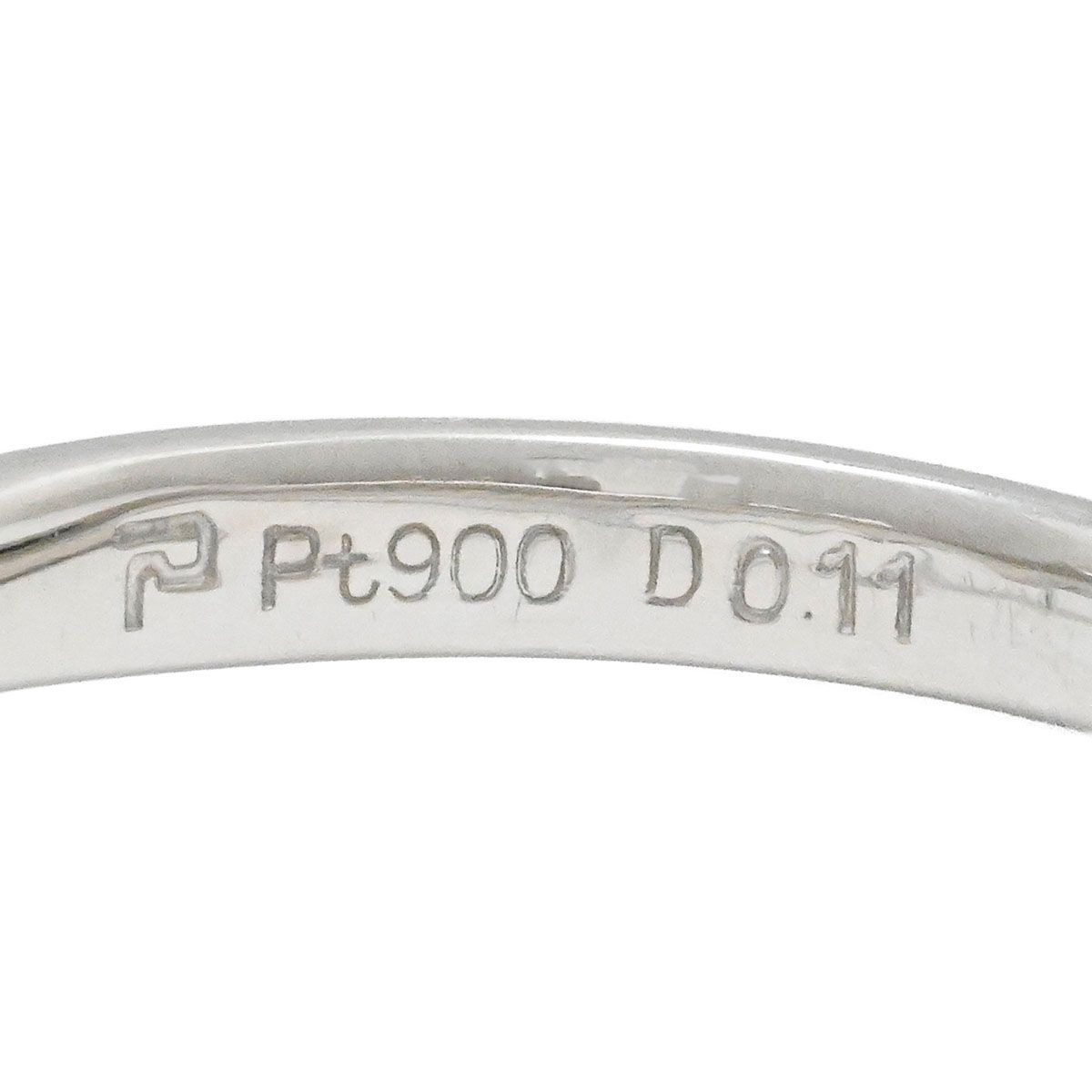 ポーラ POLA Pt900 プラチナ ダイヤ0.11ct サファイア0.21ct リング