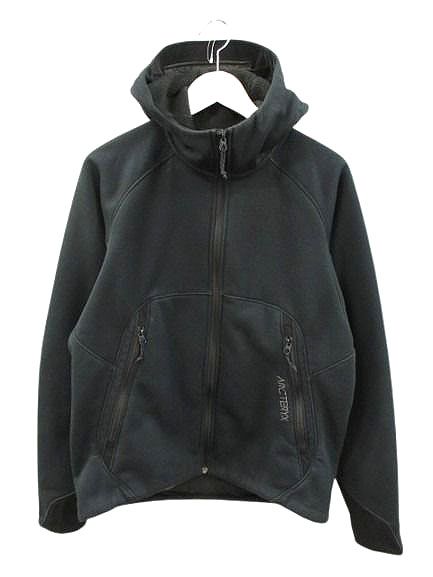 アークテリクス ARC TERYX 裏地フリース ジップアップ パーカー 6198 S 黒 ブラック ブルゾン ジャケット アウター AA