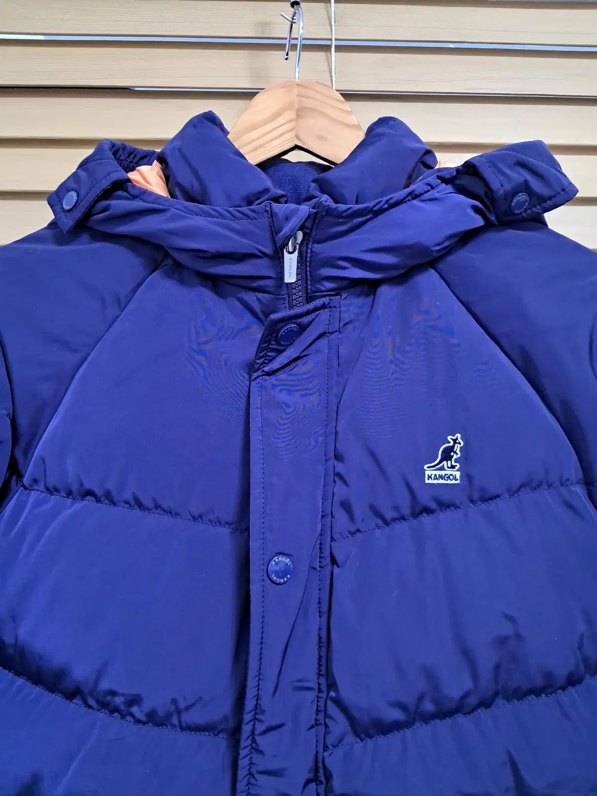 カンゴール キッズ ダックダウン フードダウン