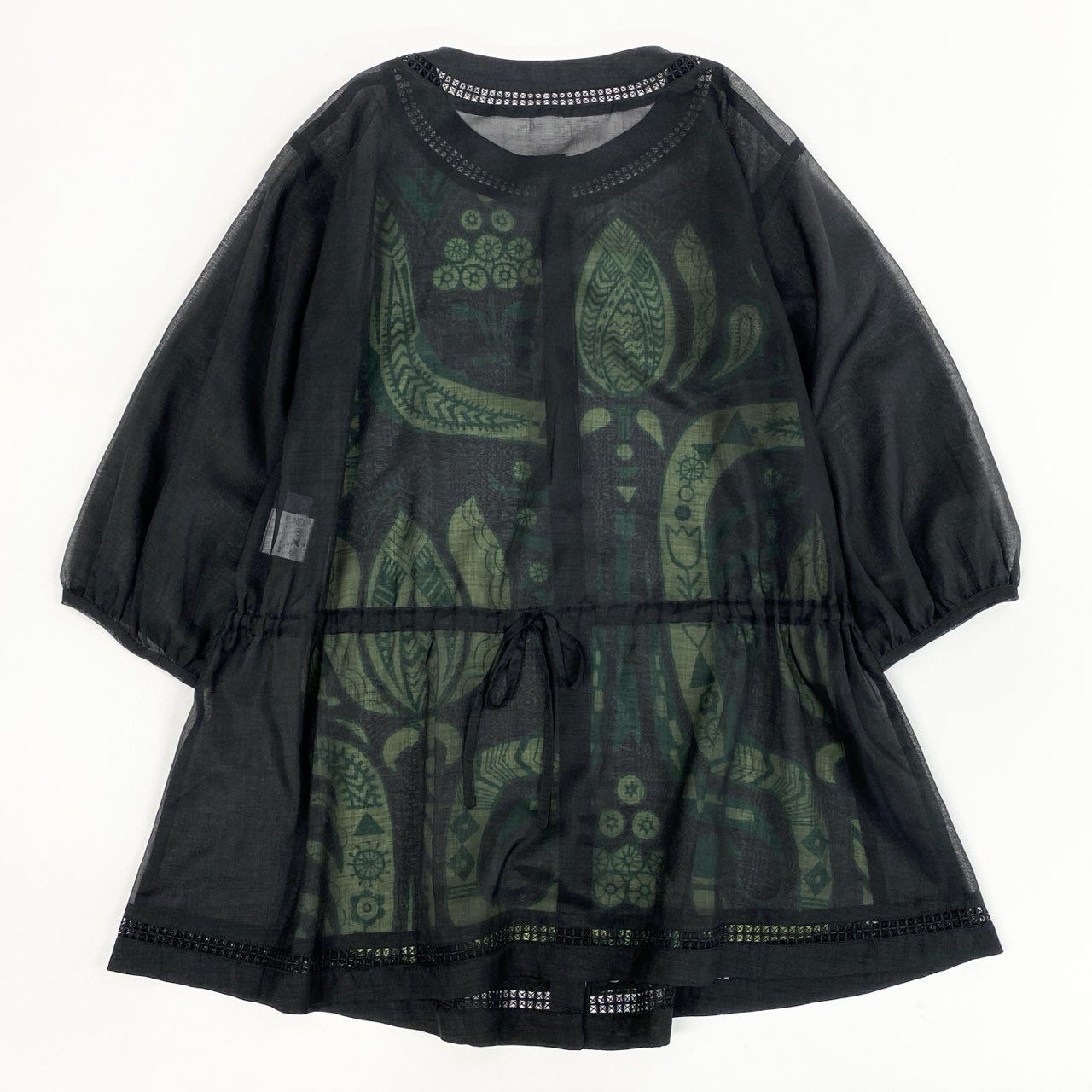 41k26 TOKUKO 1er VOL トクコプルミエヴォル シアー チュニックシャツ