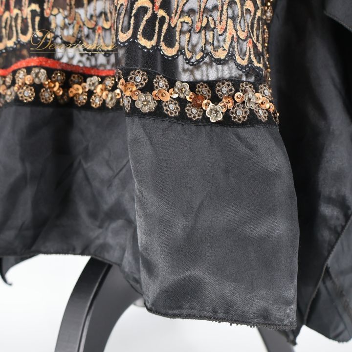 ベリーダンス 衣装 ガラベーヤ レッド系 SEN ZI HUA ワンピース ドレス