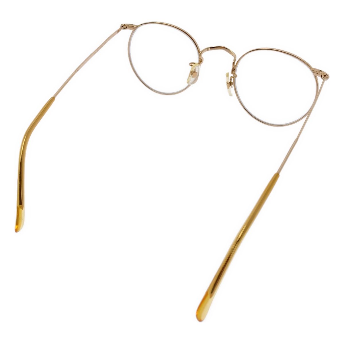 EYEVAN アイヴァン ラウンドフレーム メガネ 44◻︎19 140 ゴールド
