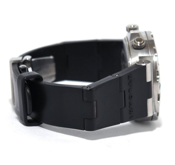 ☆美品！BVLGARI ブルガリ ディアゴノ スクーバ SCB38S クロノグラフ