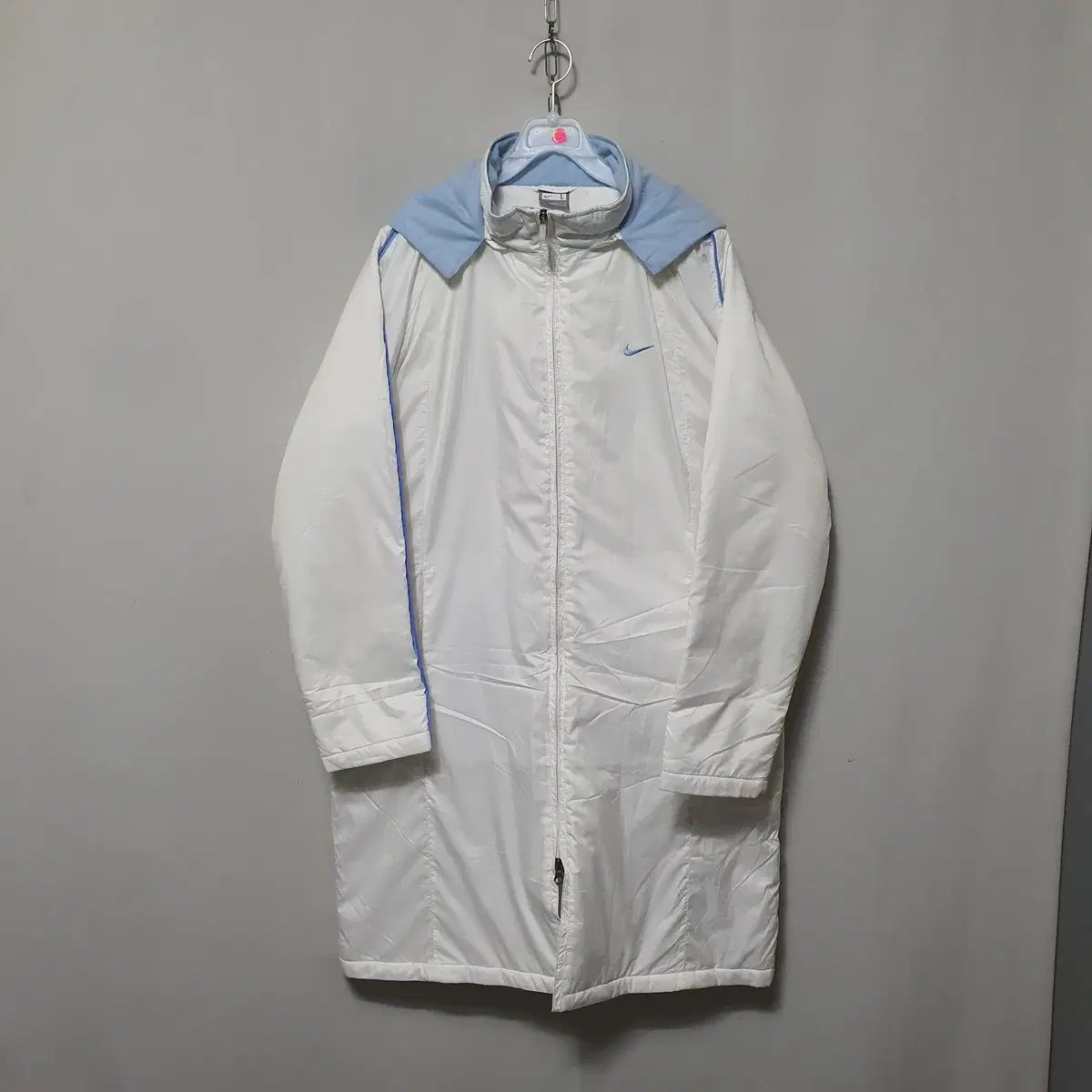 H 121 NIKE ナイキ レディース スクール アウター ロング丈 ダウンジャケット L