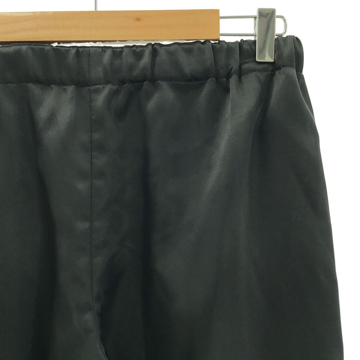 COMME des GARCONS コムコム 2025 SS リボン ワイド イージーパンツ S ブラック レディース