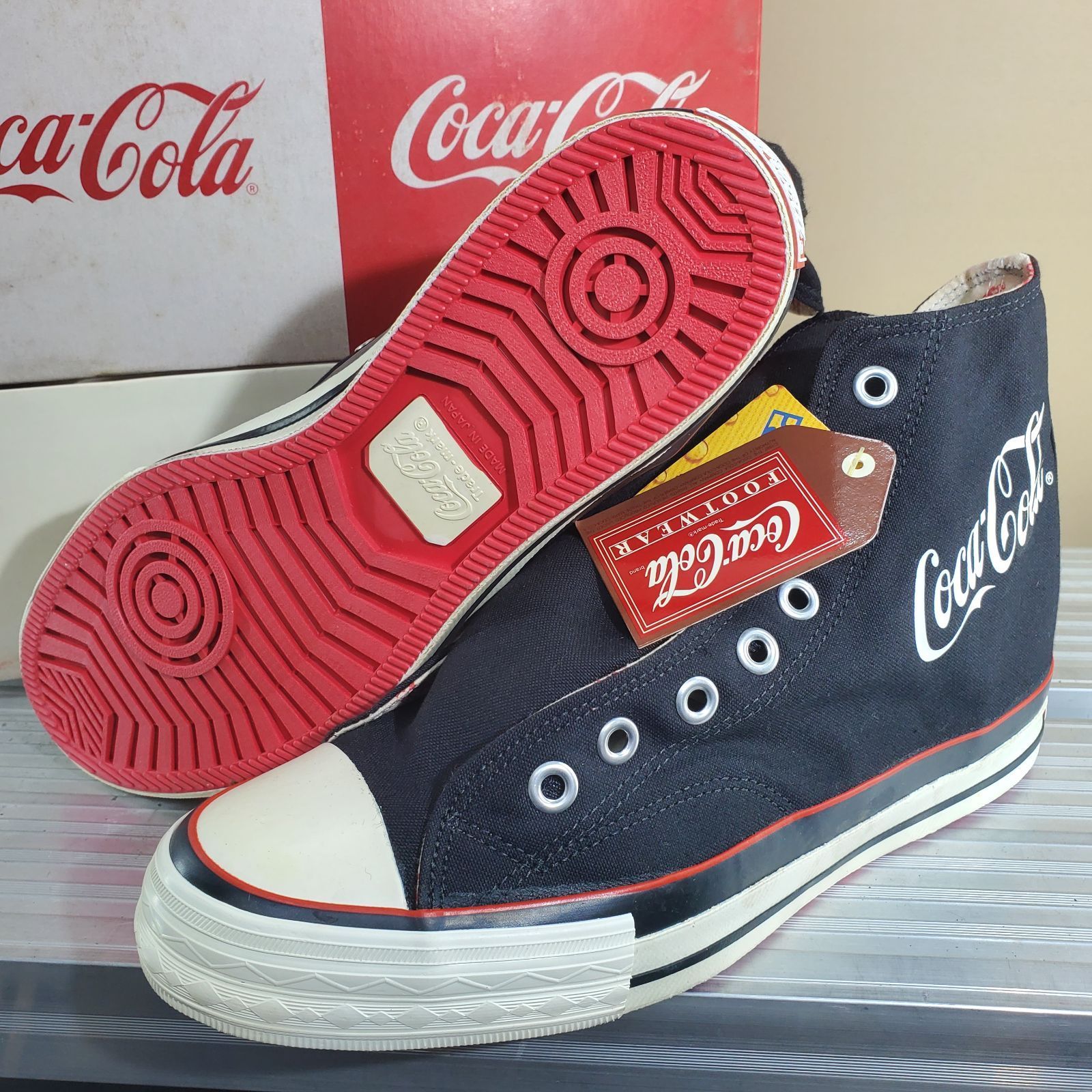 ☆【90s希少コレクターズアイテム】1990 コカ・コーラ スニーカー