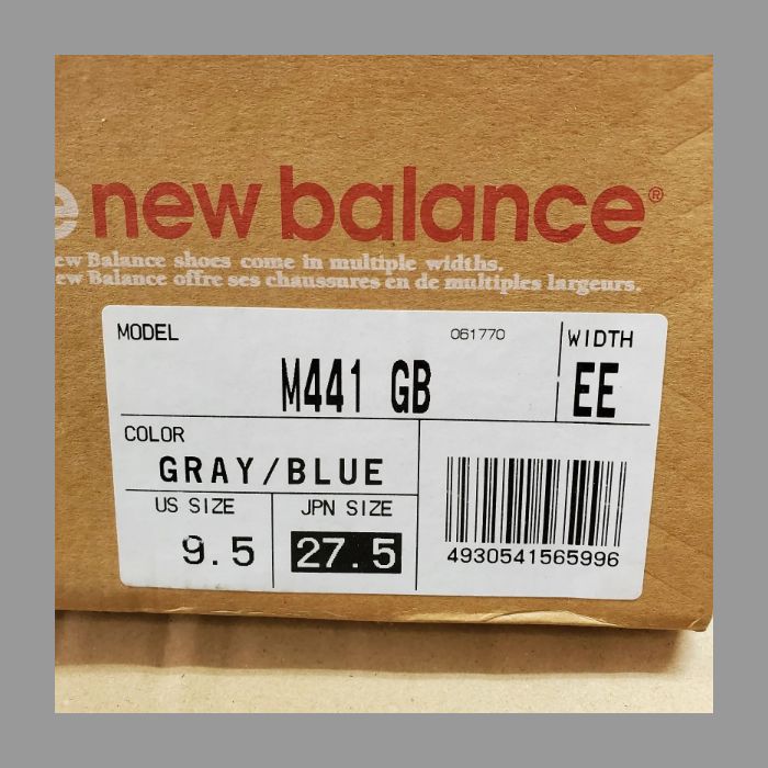 ★ 【最終プライス】ニューバランス NEWBALANCE M441 US9.5 / 27.5cm箱付き【デッドストック！】 - メルカリ