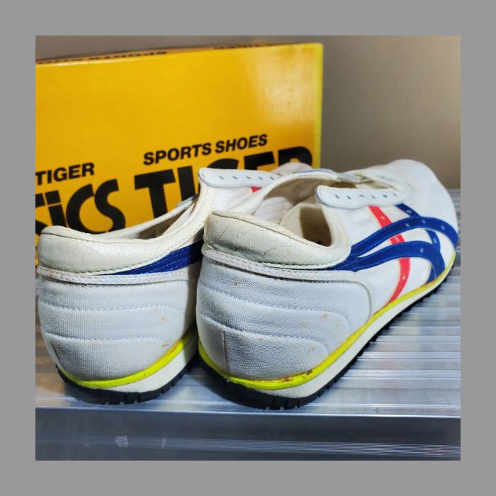 希少コレクターズアイテム！】【キャンバスモデル！】80s asics TIGER