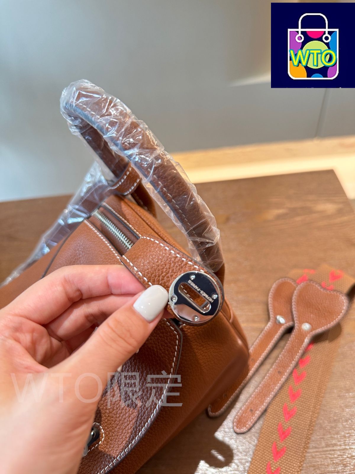 Lindy烏木色と福宝皮、ハンドバッグ、カメラバッグ、小銭入れ、手首