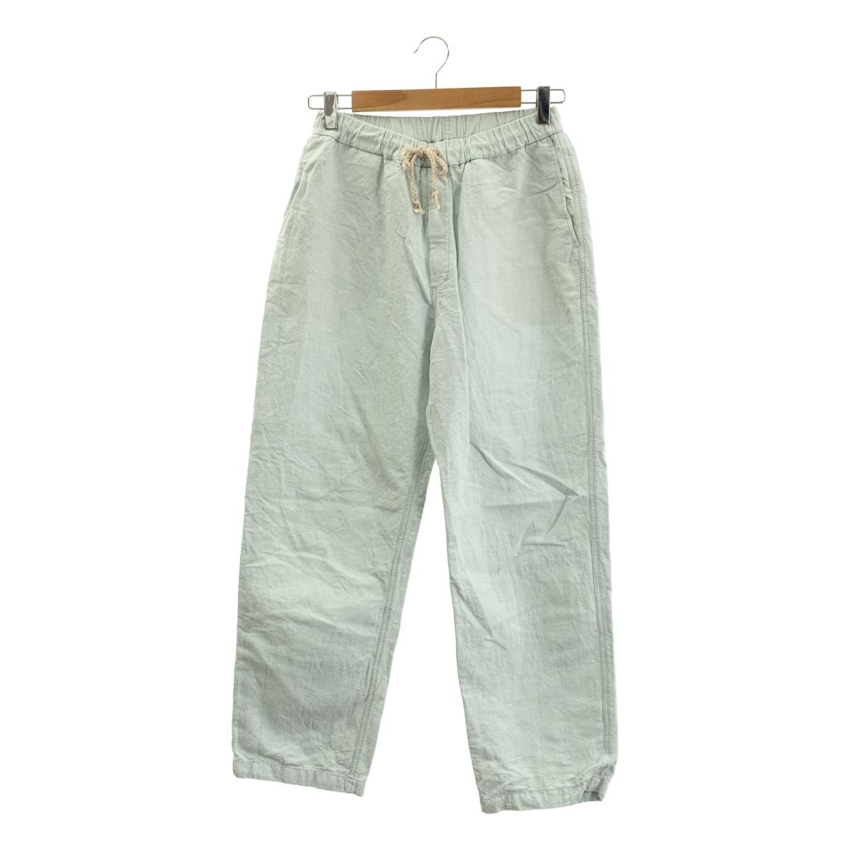 MITTAN | ミッタン リネン コットン イージーパンツ 1 ライトブルー レディース