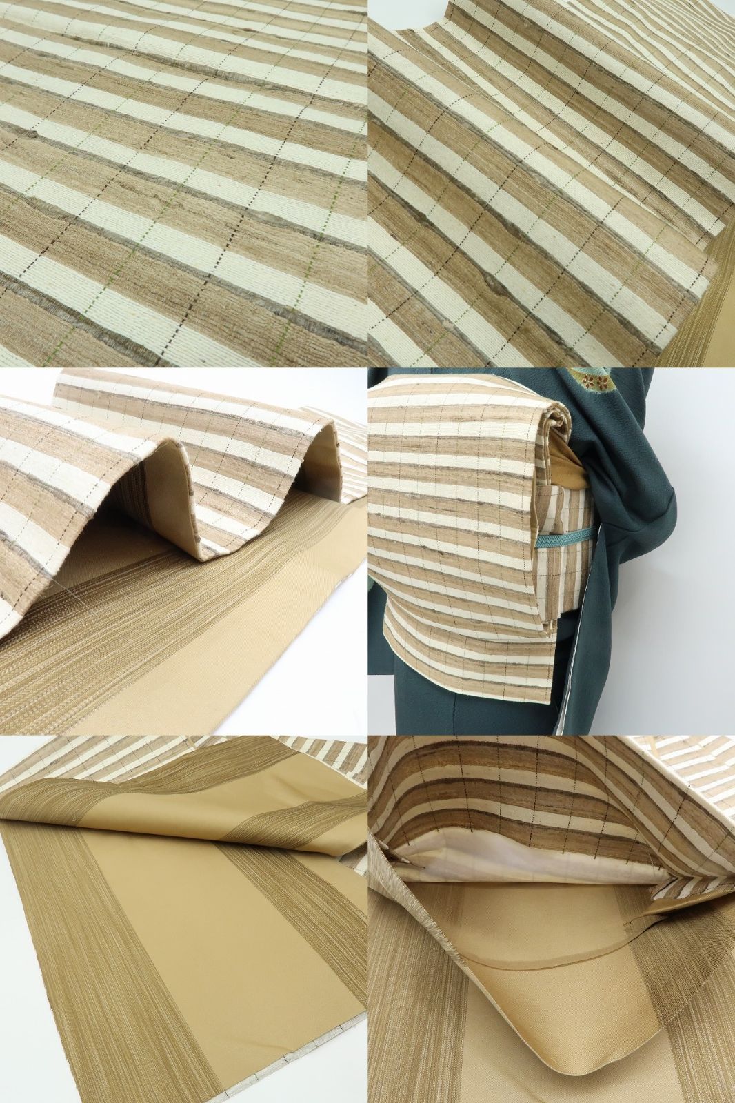 六花-RIKKA- 新品 正絹 ムガシルク 全通 袋帯 着物 A4035 - メルカリ