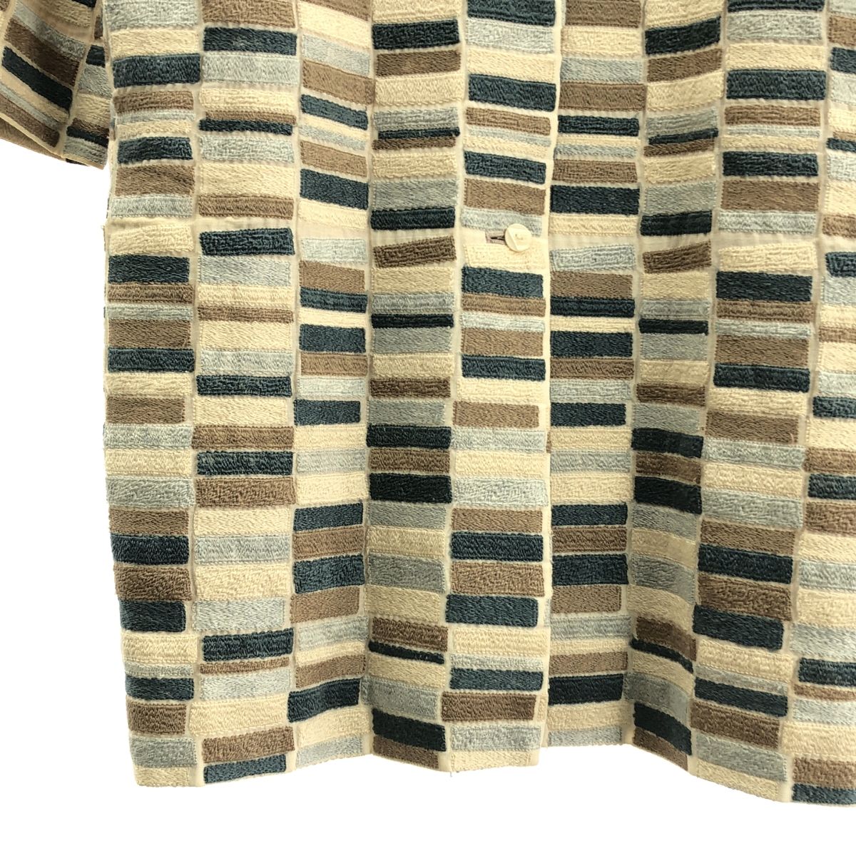 mina perhonen / ミナペルホネン | lake ノーカラー ハーフコート | 36