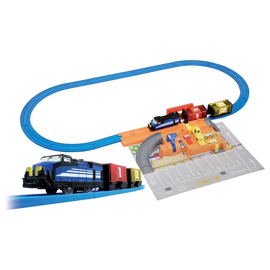 タカラトミー(TAKARA TOMY) 『 プラレール トミカを運ぼう!サクサクつみおろしターミナル 』 電車 列車 おもちゃ unisex 3歳以上 玩具安全基準合格 STマーク認証 PLARAIL [単品] その他