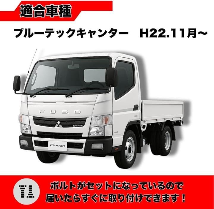 ととのすけさん キャンター テールバイザーデコトラ 400番 ガード付き