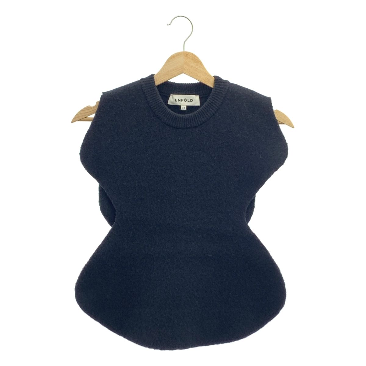 ENFOLD サークルニットビブ CIRCLE KNIT BIB ENFOLD / エンフォルド | CIRCLE KNIT BIB / サークルニットビブ