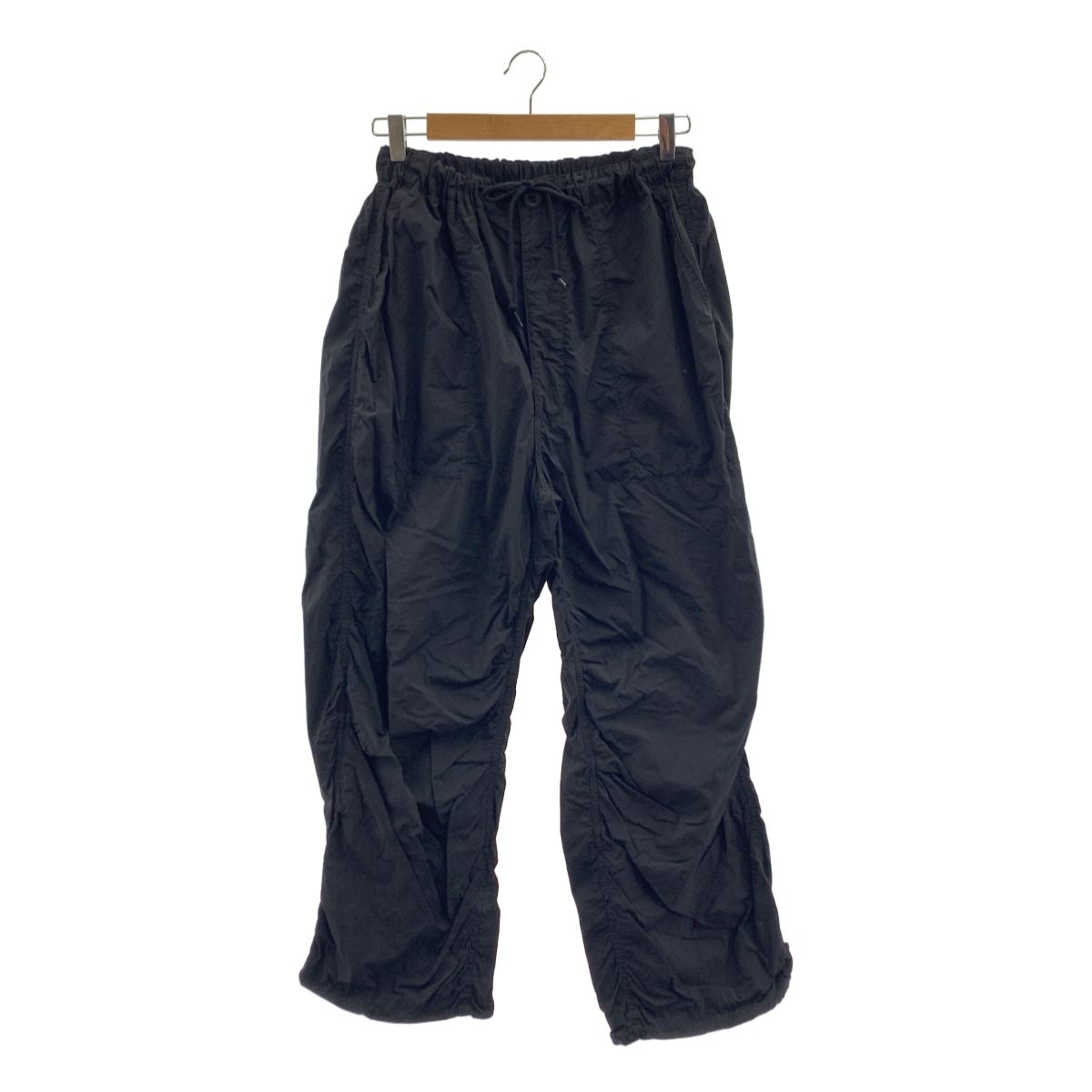 COMME des GARCONS HOMME コムデギャルソンオム 2025 SS ナイロン タイプライターパンツ M ブラック メンズ