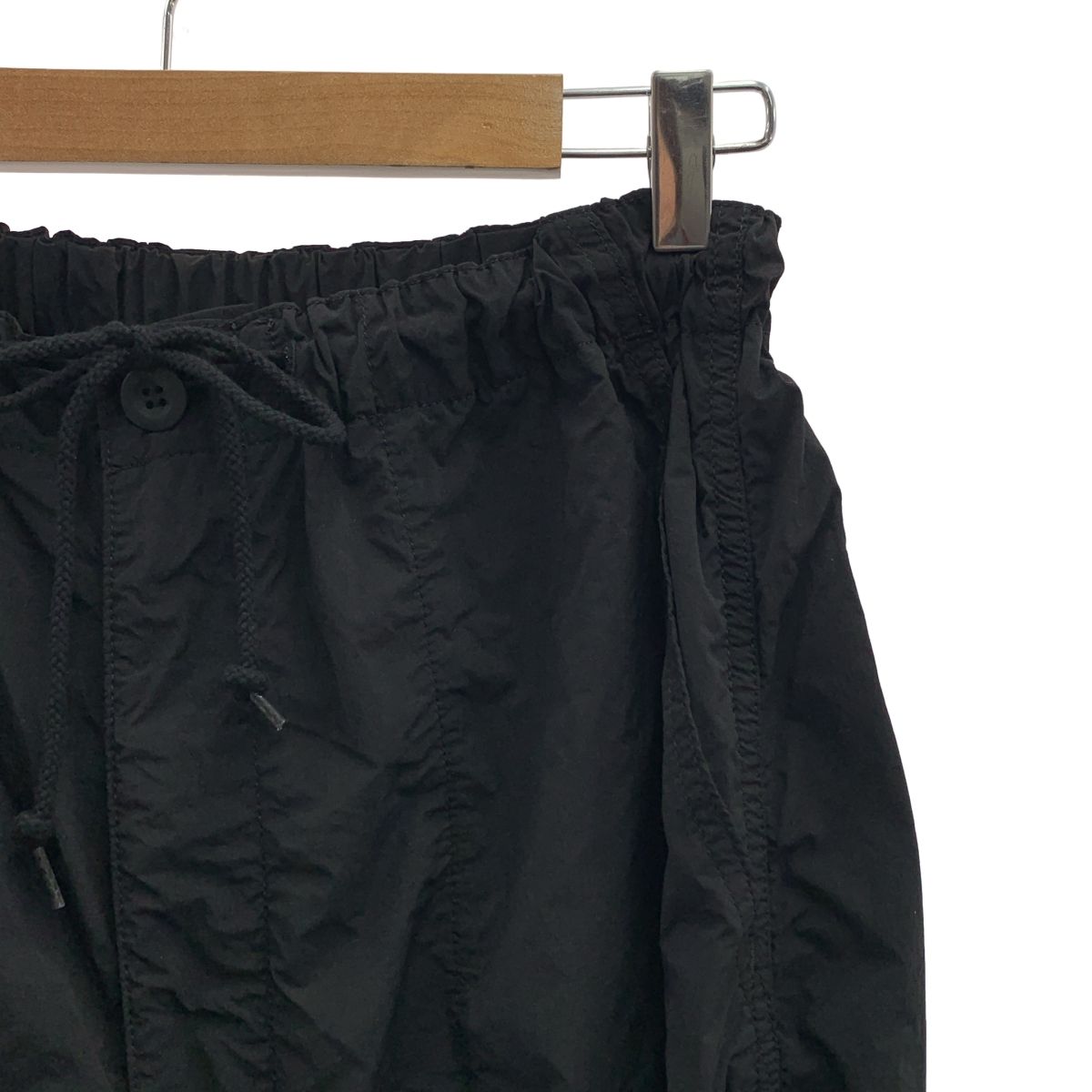 COMME des GARCONS HOMME | コムデギャルソンオム 2025 SS ナイロン タイプライターパンツ M ブラック メンズ