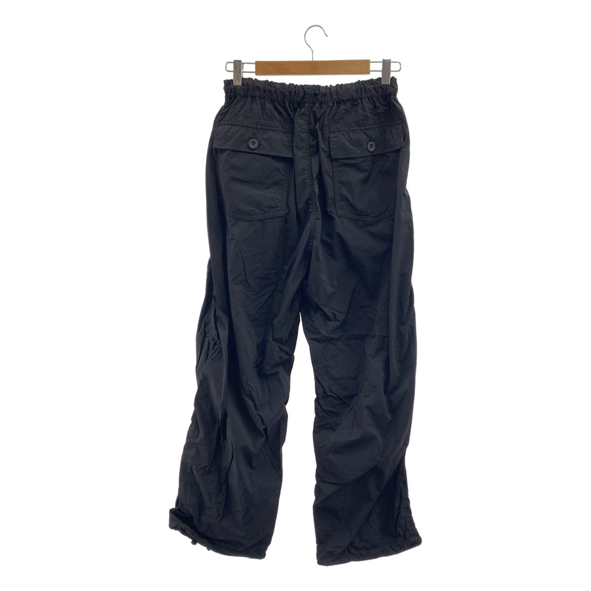 COMME des GARCONS HOMME | コムデギャルソンオム 2025 SS ナイロン タイプライターパンツ M ブラック メンズ