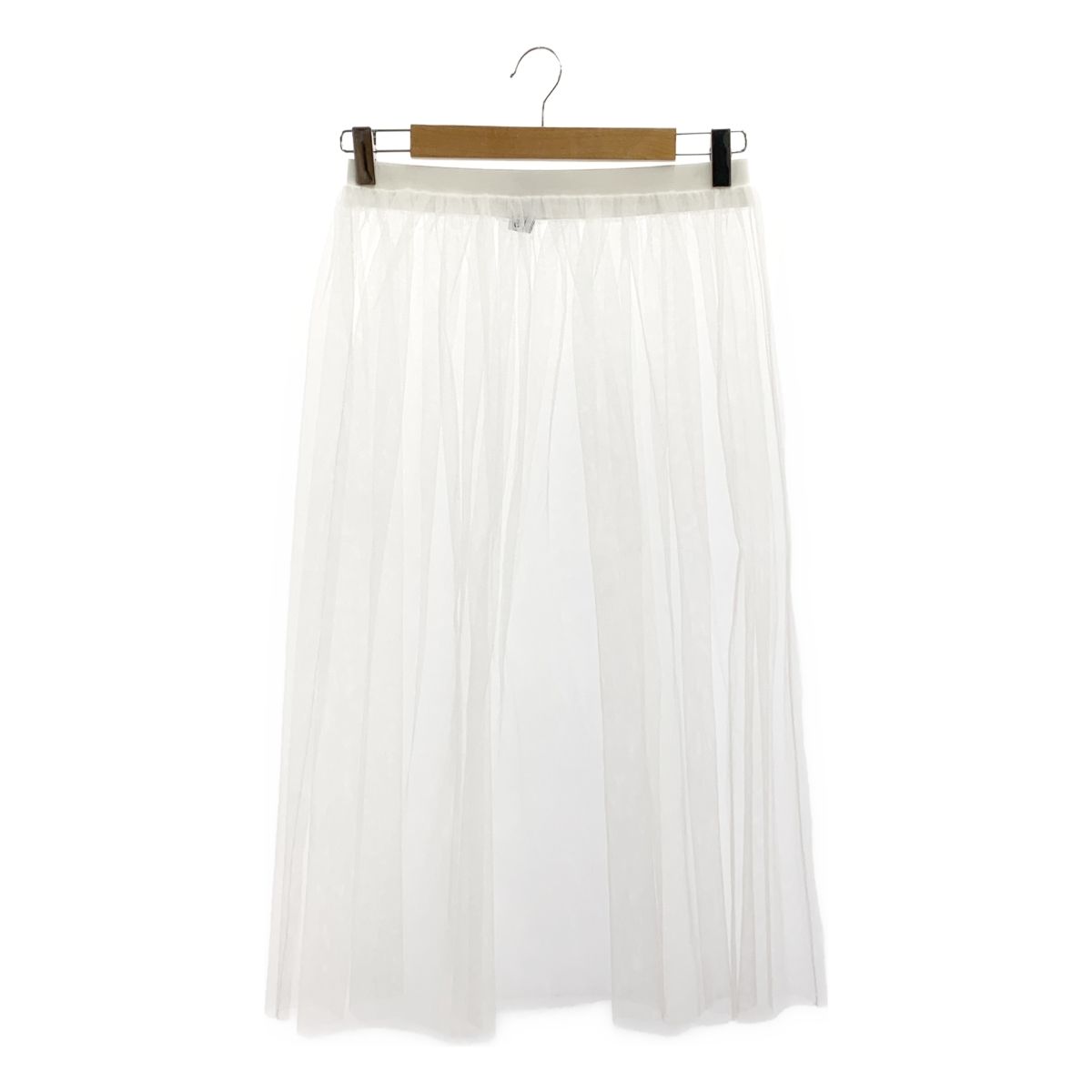 COMME des GARCONS コムデギャルソン 2025 AW ナイロン チュール スカート ホワイト レディース