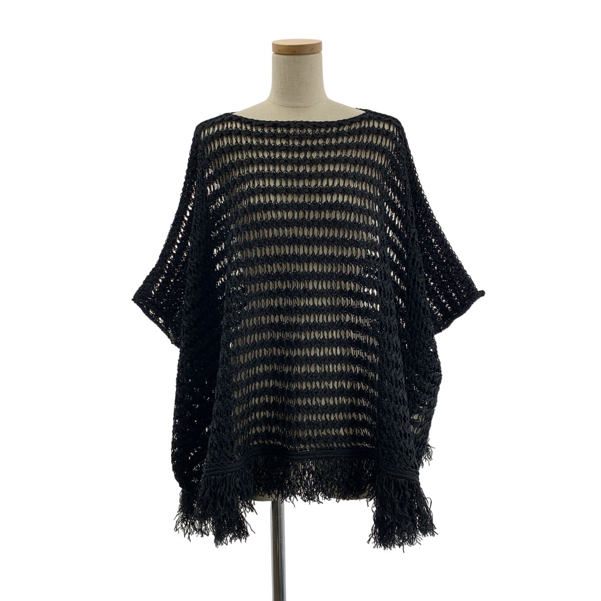 ジュンヤワタナベコムデギャルソン アシンメトリーニットドレープ