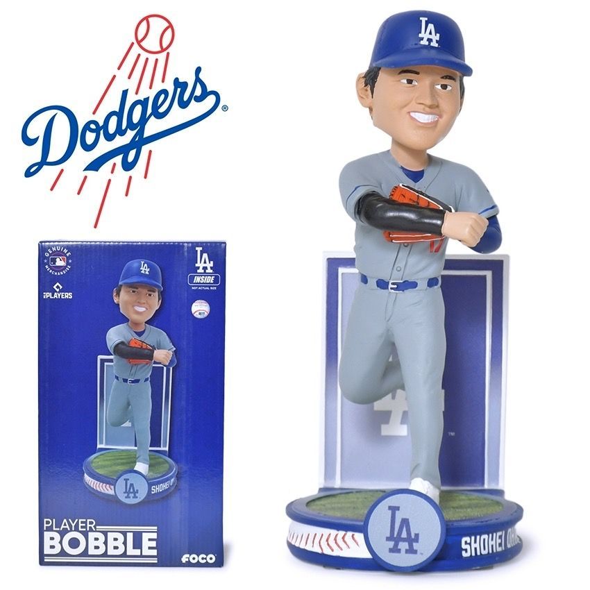 大谷翔平 ボブルヘッド グッズ MLB モデル アウェイユニフォーム ロサンゼルス ドジャース ピッチャー