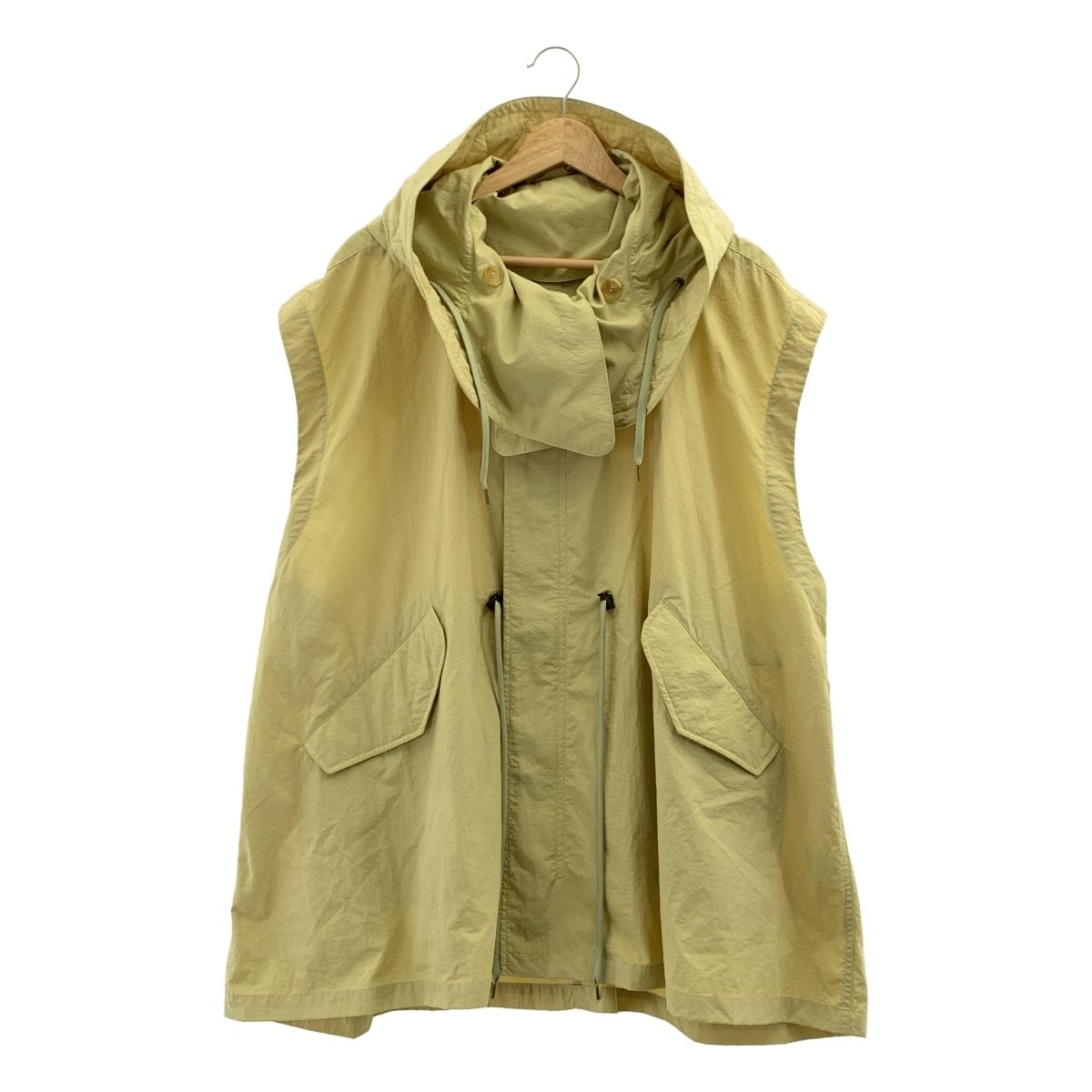 VACHEMENT ヴァシュモン ナイロン タフタ モッズベスト F イエロー系 レディース