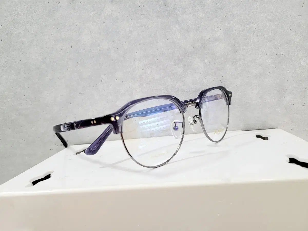 ポール ヒューマンメイド メガネ PHF 5198 A ネイビー ブローフレーム