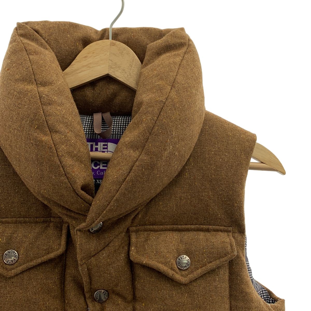 THE NORTH FACE PURPLE LABEL / ザノースフェイスパープルレーベル | lanificio tallia galoppo ダウンベスト NDW2863N | XS | ブラウン | レディース THE NORTH FACE PURPLE LABEL / ザノースフェイスパープルレーベル